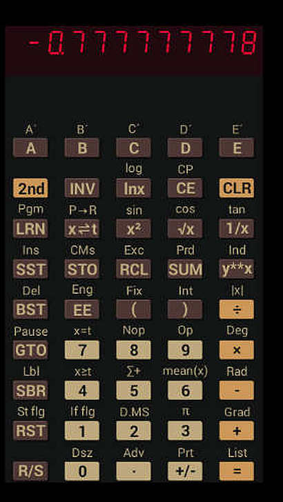 App TI-58c