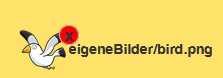 eigene Bilder verwenden